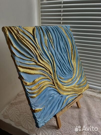 Картина из текстурной пасты