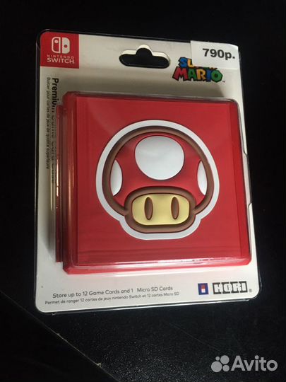 Кейс для картриджей Nintendo Switch Mario Bros