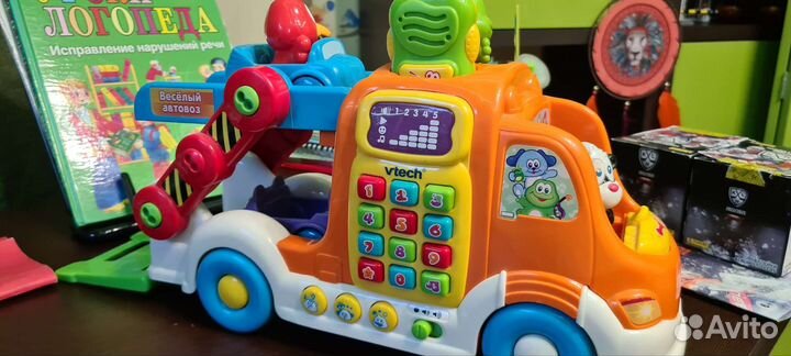 Развивающий автомобиль паровозик viteck