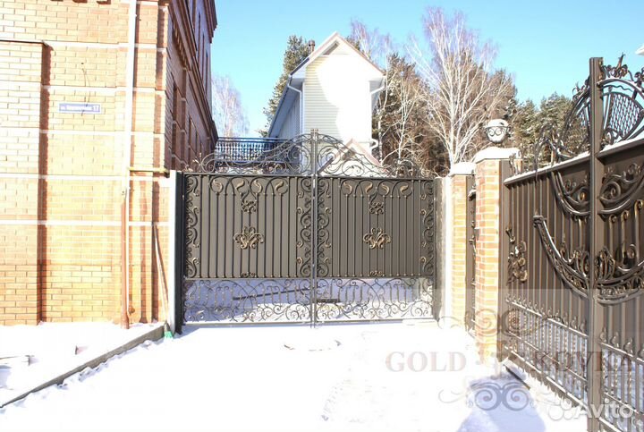 Кованные ворота на заказ