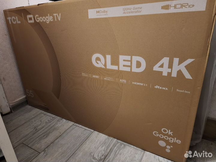 TCL 55C647 qled 4K SMART 120 герц новый