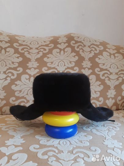 Норковая шапка мужская новая 58