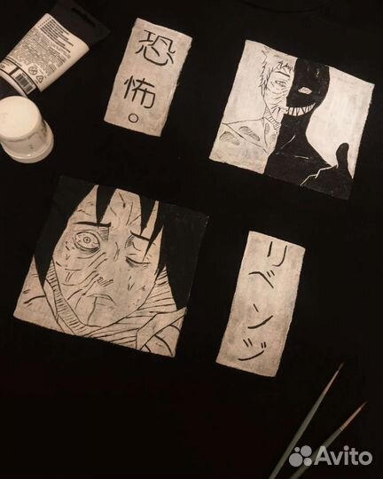 Роспись одежды и обуви на заказ. Кастом