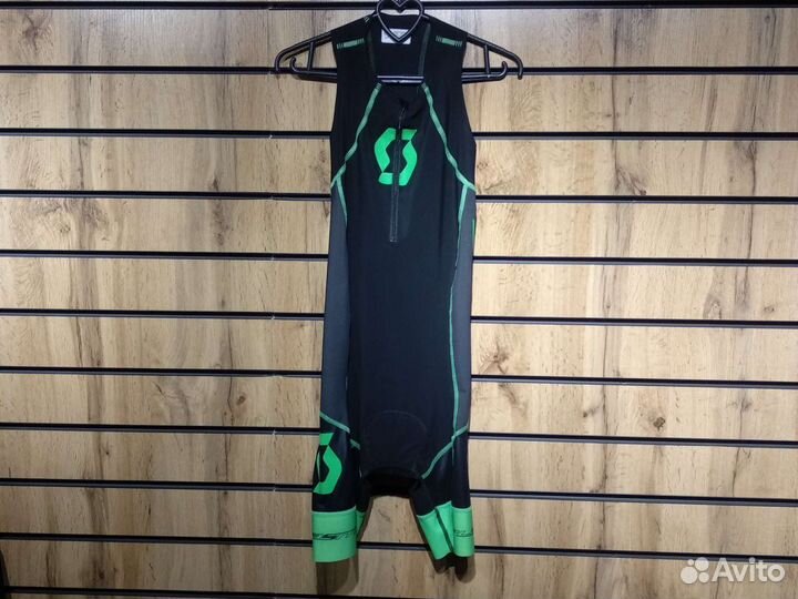 Триатлонный комбинезон Scott Plasma black/green