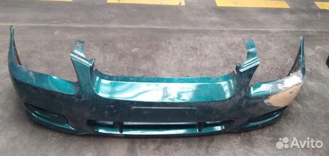 Бампер hyundai accent 03- передний с отв под птф