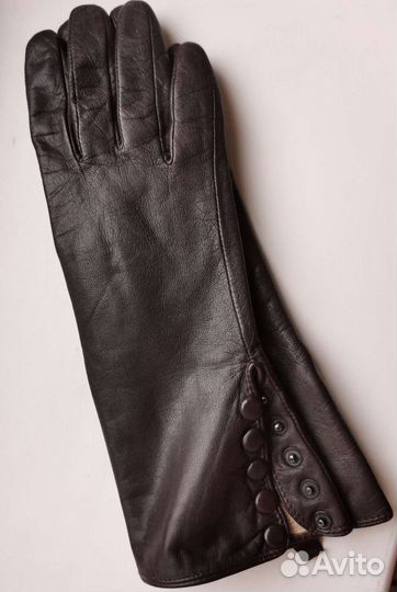Перчатки коричневые р 6,5