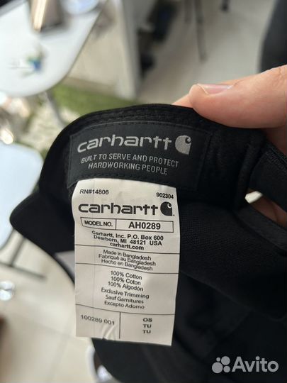 Кепка carhartt cap оригинал