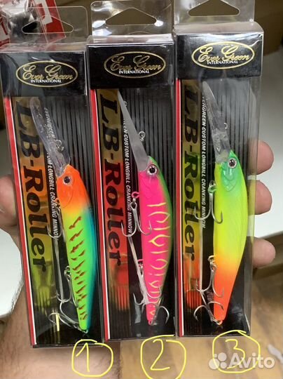 Воблеры троллинг судак / щука на 2-2,5 м