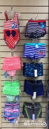 Детские плавки и купальники в ассортименте