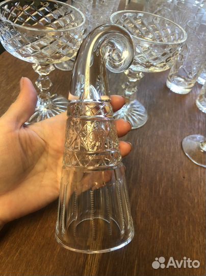 Хрустальные фужеры и рюмки СССР