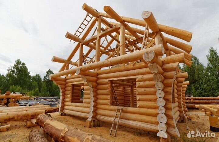 Сруб дома