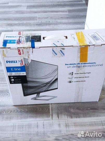 Монитор IPS Philips 21.5 Full HD