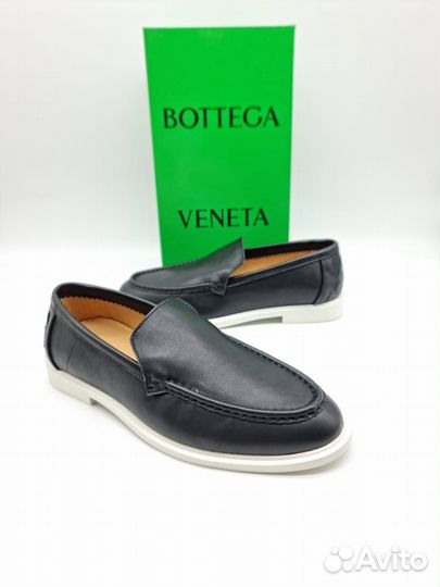 Лоферы Bottega Veneta замша кожа