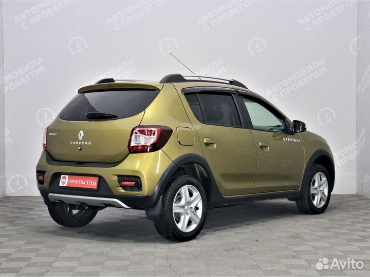 Renault Sandero Stepway 1.6 МТ, 2017, 129 858 км