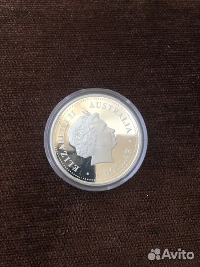 Австралийский серебряный доллар Елизаветы II