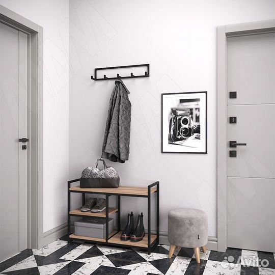 Обувница в стиле лофт