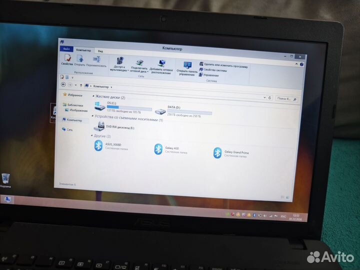 Ноутбук asus x552c