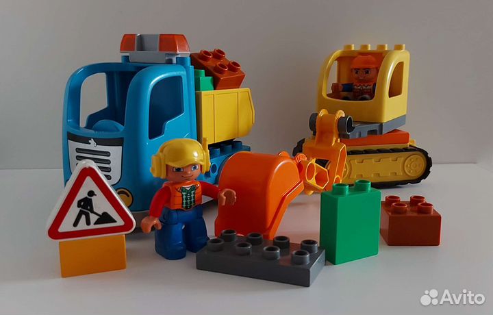 Конструктор lego duplo грузовик и экскаватор