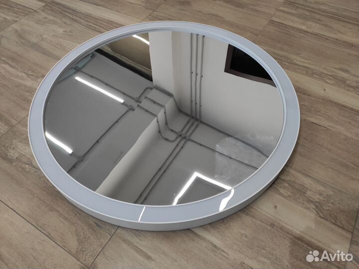 Люстра LED кольцевая потолочная с зеркалом