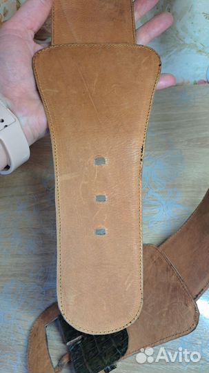 Ремень из кожи крокодила