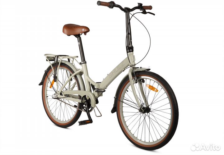 Cкладной велосипед Shulz Krabi Coaster свето-серый