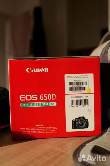 Фотоаппарат Canon EOS 650D с объективом EF-S 18-13