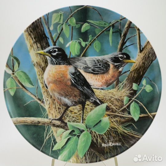 Тарелки серии Британская Энциклопедия. Птицы сада