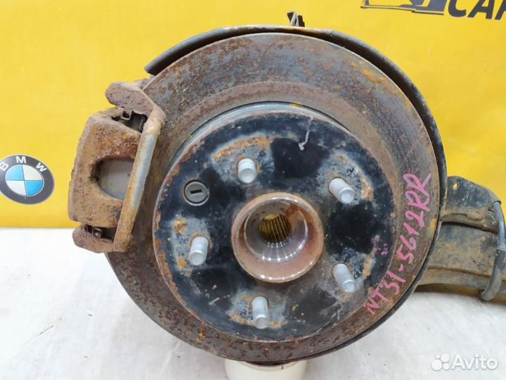 Кулак задний правый Nissan X-Trail T31 MR20DE 2008