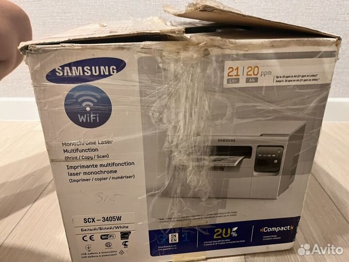 Принтер лазерный мфу samsung scx 3405w 2012