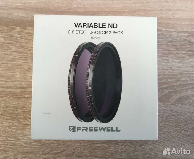 Комплект светофильтров Freewell 2-5/6-9 stop 62mm