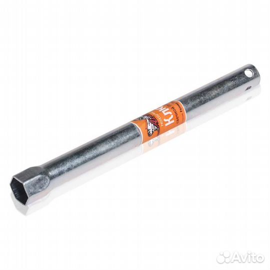 Ключ свечной трубчатый с резиновым фиксатором 21*2