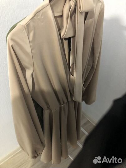 Платье женское из атласа