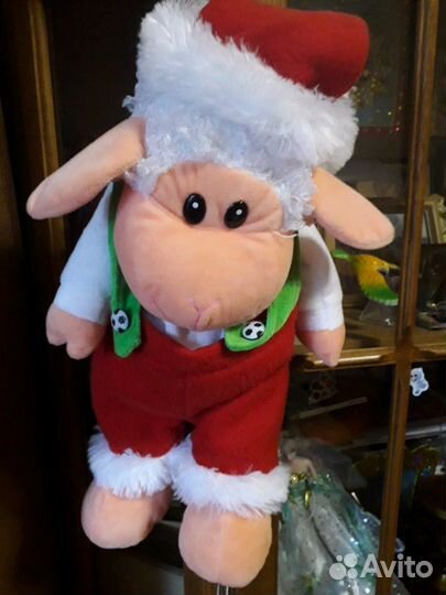 Овечка рюкзачок-конфетница-пижамница