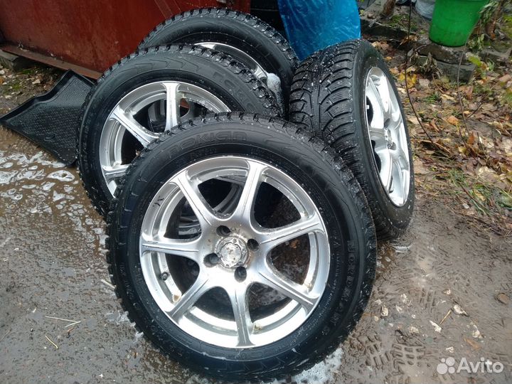 Диски r 15 с резиной hakkapeliitta