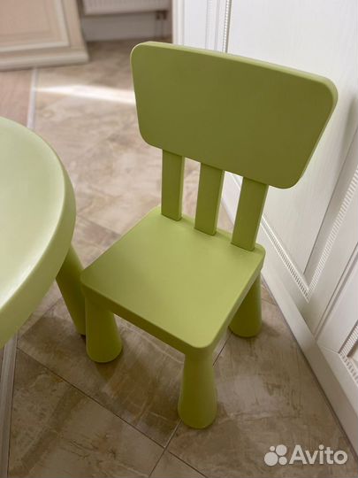Детский стол и стул IKEA