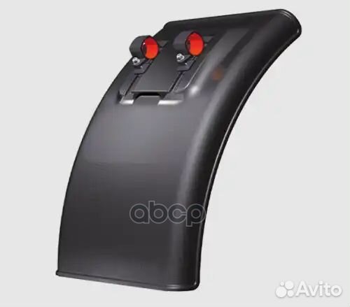 Крыло полуприцепа с креплениями, 450х700 R670