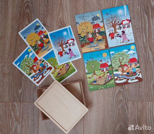 Развивающие игрушки-пазлы(пакетом)