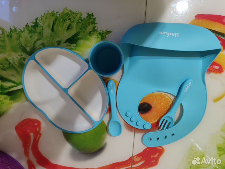 Набор детской посуды для кормления