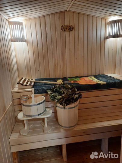 Баня на дровах с чаном