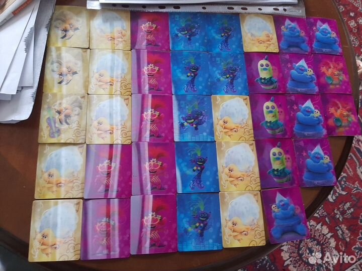 Карточки Тролли из 5ки