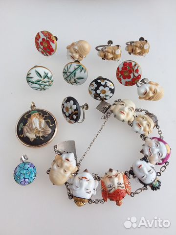 Украшения Тошикане Toshikane фарфор Япония 1940