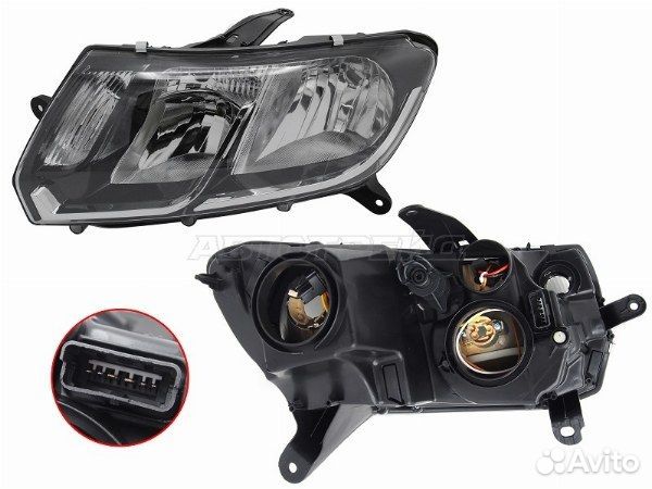 Фара renault logan 14, renault sandero/sandero stepway 14-22