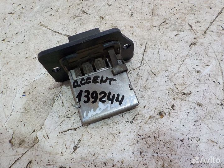 Резистор отопителя hyundai accent