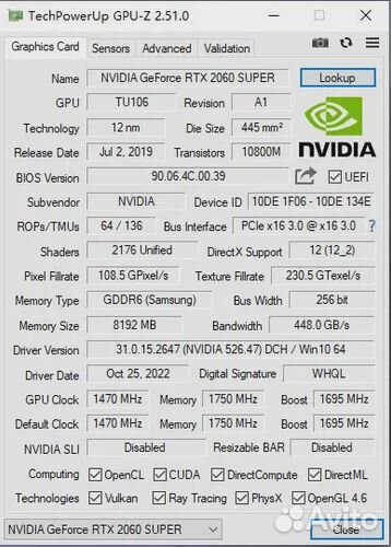 Geforce rtx 2060 super
