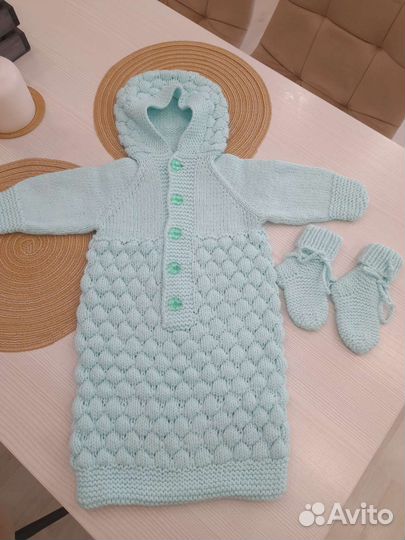 Конверт для новорожденного ручная работа