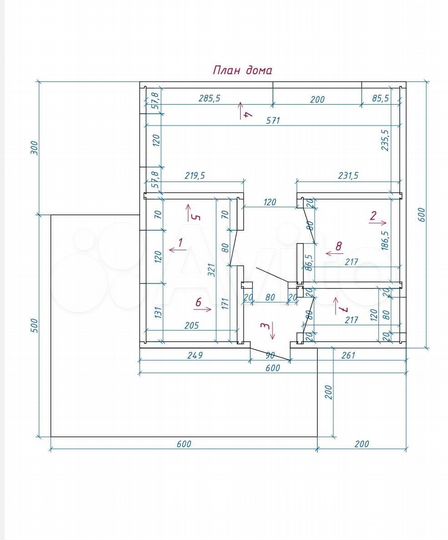 Дом 30,8 м² на участке 8,3 сот.