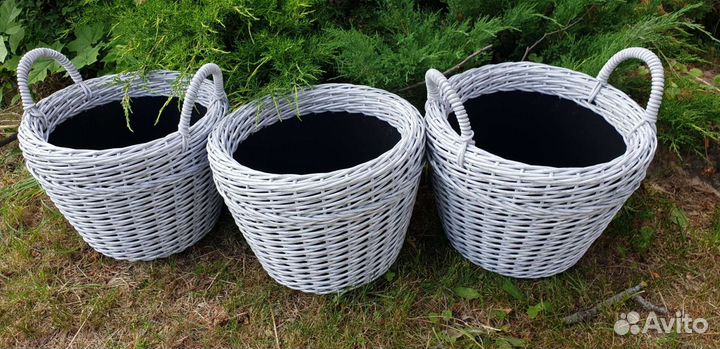 Корзина 20 л. из ротанга
