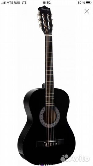 Аккустиснская гитара davinci DC-50A BK pack