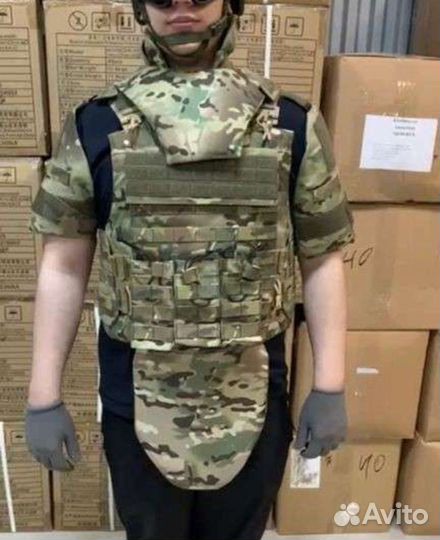 Бронежилет штурмовой+комплет бронеплит бр5