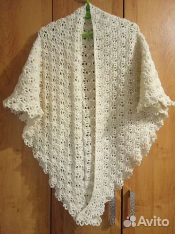 Шаль ручной работы